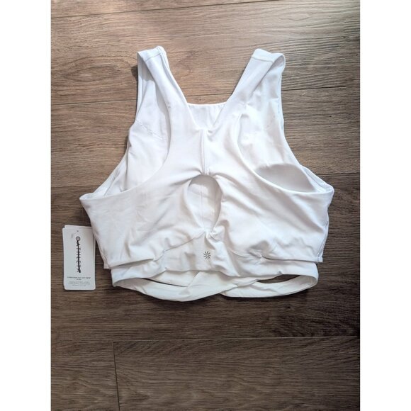 Athleta | Conscious Crop Cut Out Bra D-DD In White - Picture 4 of 12